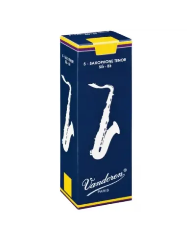 Caja 5 Cañas Saxo Barítono Vandoren Tradicional 2 azul