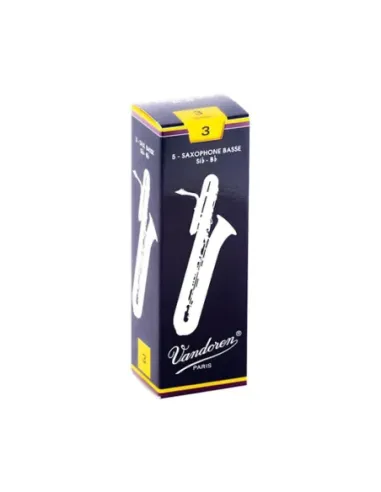 Caja 5 Cañas Saxo Barítono Vandoren Tradicional 3 azul