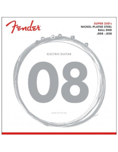 Juego Cuerdas Guitarra Eléctrica Fender 250-XS 008-038