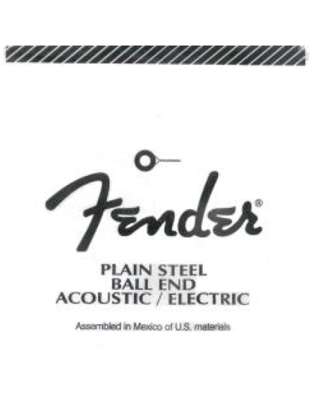 Cuerda Eléctrica Fender 015