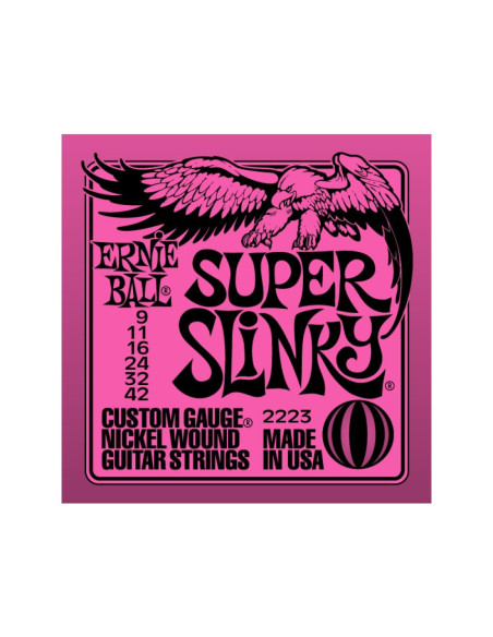 Juego Ernie Ball Eléctrica Slinky 2223 (09-42)