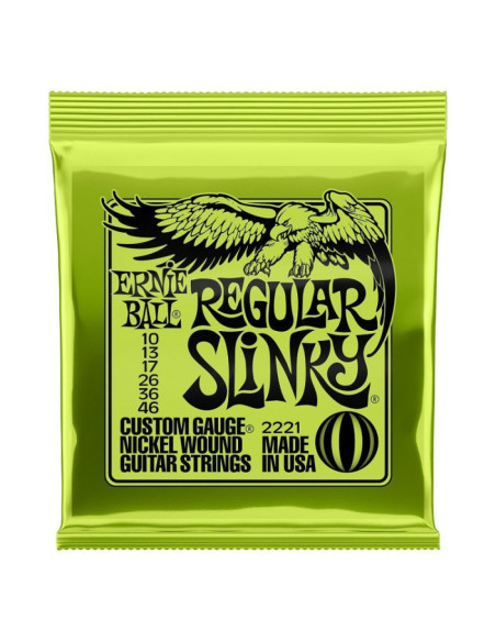 Juego Ernie Ball Eléctrica Slinky 2221 (10-46)