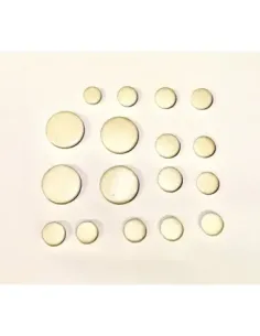 Juego Zapatillas Clarinete Glotin 17/6 Cuero Blanco Nº1 2