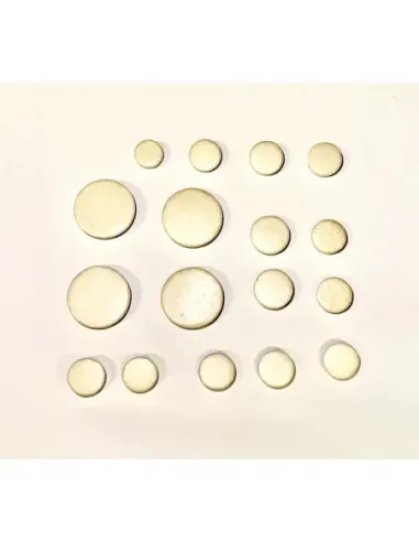 Juego Zapatillas Clarinete Glotin 17/6 Cuero Blanco Nº1