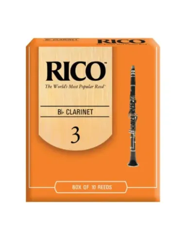 Caja 10 Cañas Clarinete Rico by D'Addario 3