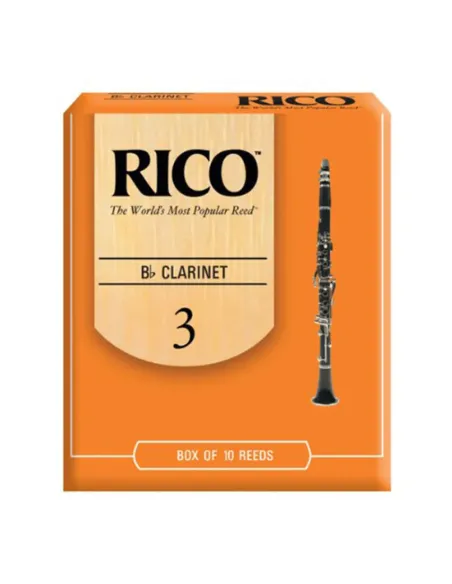 Caja 10 Cañas Clarinete Rico by D'Addario 3