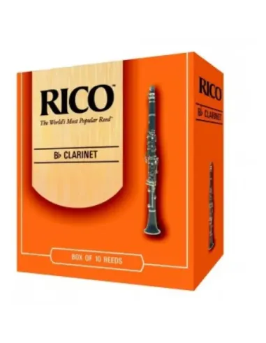 Caja 10 Cañas Clarinete Rico by D'Addario 3½
