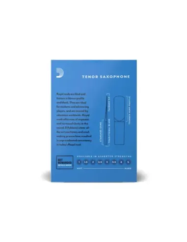 Caja 10 Cañas Saxo Tenor Royal by D'Addario 2