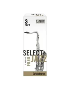 Caja 5 Cañas Saxo Tenor Select Jazz by D'Addario 3 Suave Filed 2