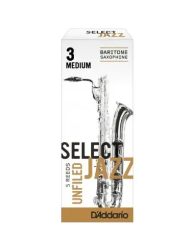 Caja 5 Cañas Saxo Barítono Select Jazz by D'Addario 3 Media Filed