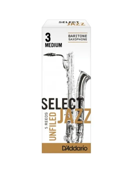 Caja 5 Cañas Saxo Barítono Select Jazz by D'Addario 3 Media Filed
