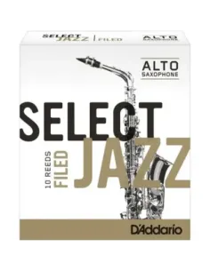 Caja 10 Cañas Saxo Alto Select Jazz by D'Addario 2 Suave Filed 2