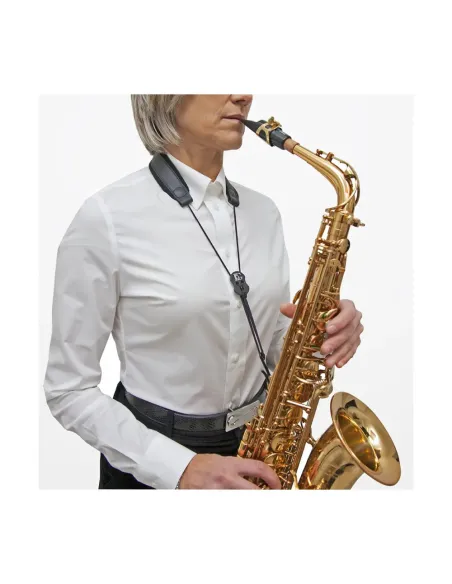 Cordón Saxo BG S-20M Cuero Con Gancho