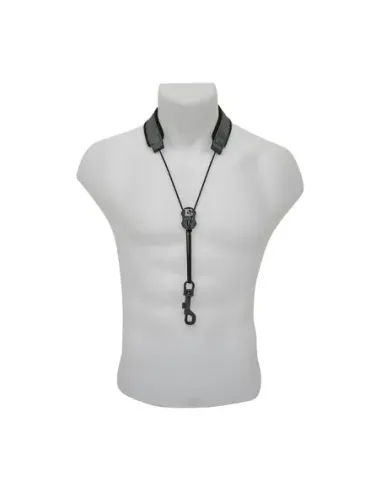 Cordón Saxo BG S-20SH Acolchado Cuero Negro