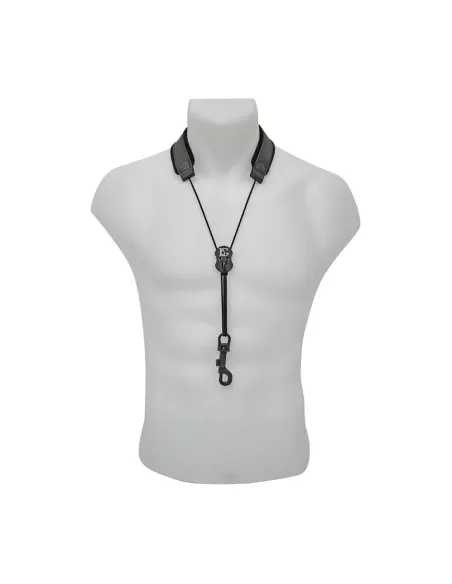 Cordón Saxo BG S-20SH Acolchado Cuero Negro