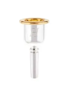 Boquilla Tuba Denis Wick Heritage 3186-1L Plateada y Dorada 2