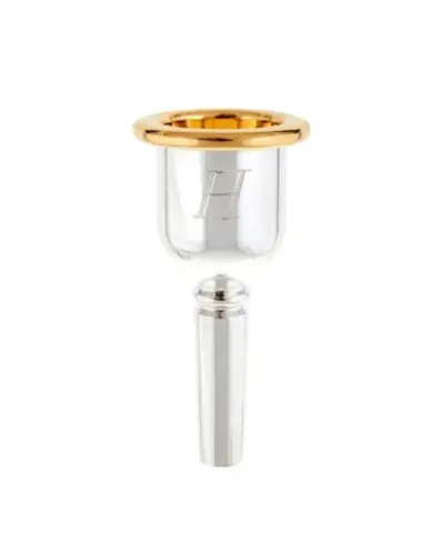 Boquilla Tuba Denis Wick Heritage 3186-2L Plateada y Dorada