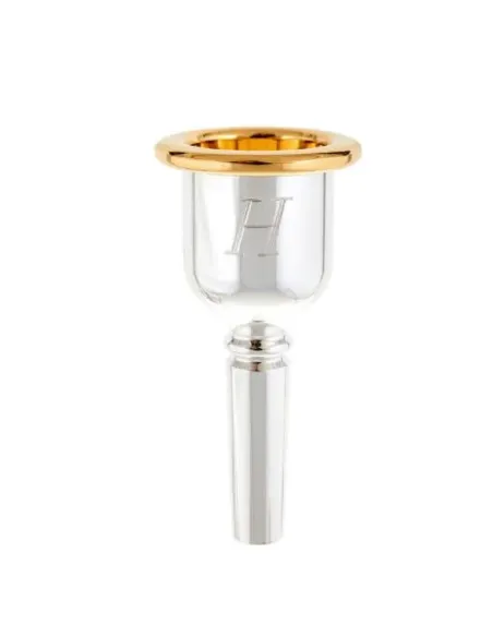 Boquilla Tuba Denis Wick Heritage 3186-2L Plateada y Dorada