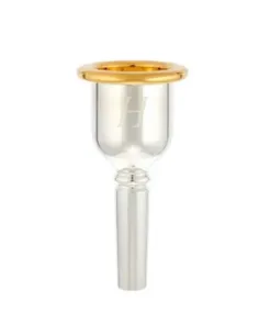 Boquilla Tuba Denis Wick Heritage 3186-3L Plateada y Dorada 2