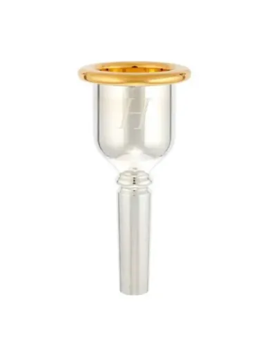 Boquilla Tuba Denis Wick Heritage 3186-3L Plateada y Dorada