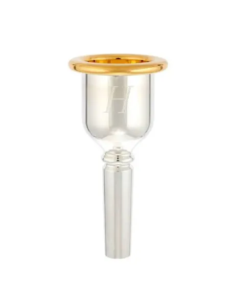 Boquilla Tuba Denis Wick Heritage 3186-3L Plateada y Dorada