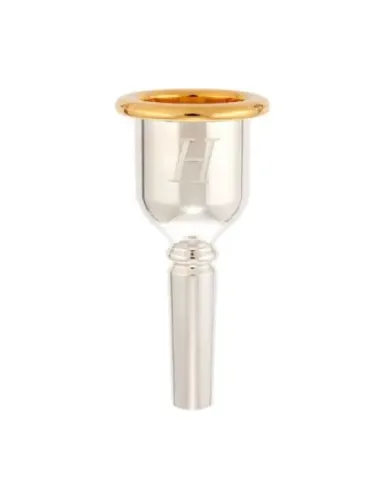 Boquilla Tuba Denis Wick Heritage 3186-2.5CC Plateada y Dorada