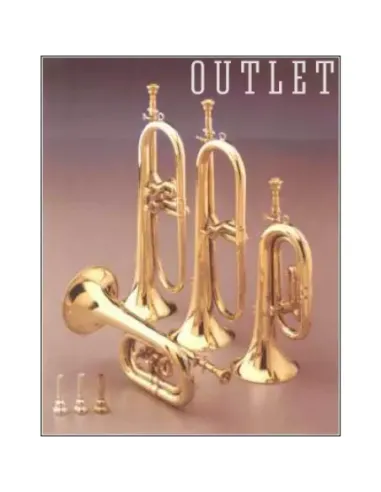 Corneta Honsuy Corta Do/Sib Pistón Plateada 72600