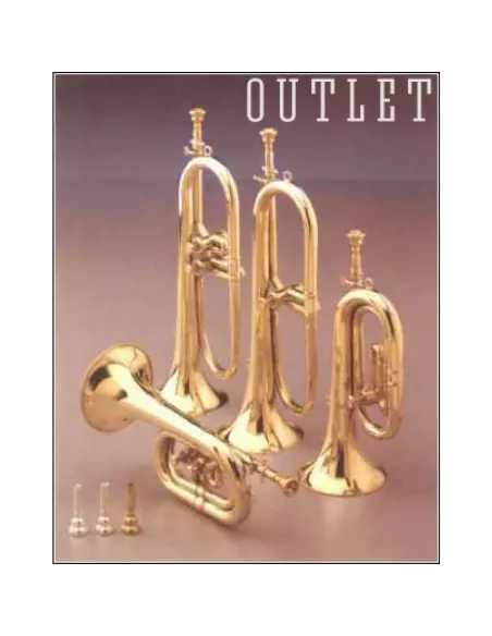 Corneta Honsuy Corta Do/Sib Pistón Plateada 72600