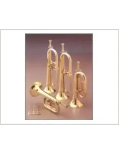 Corneta Honsuy Corta Do/Sib/Reb 2 Pistones Plateada 72750 2