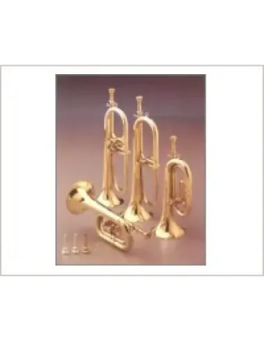 Corneta Honsuy Corta Do/Sib/Reb 2 Pistones Plateada 72750