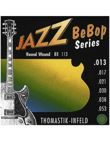 Juego Eléctrica Thomastik Jazz Bebop BB-113 13-53