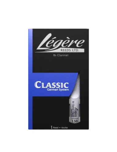 Caña Clarinete Alemán Legere Standard 2½