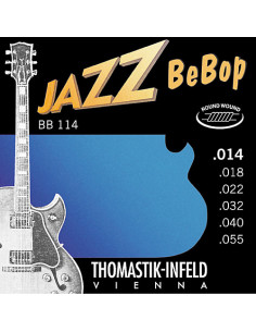 Juego Eléctrica Thomastik Jazz Bebop BB-114 14-55