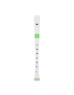 Flauta Nuvo Recorder Digitación Alemana N-310RDGRG Blanca/Verde 2