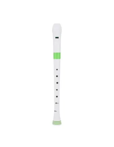 Flauta Nuvo Recorder Digitación Alemana N-310RDGRG Blanca/Verde