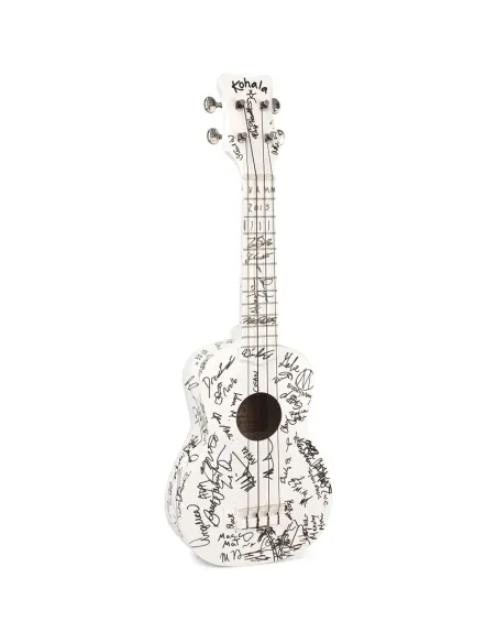 Ukelele Kohala Canvas Soprano KC-S Blanco para decorar