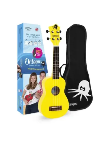 Ukelele Soprano Octopus UK-205YLS Amarillo