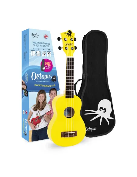 Ukelele Soprano Octopus UK-205YLS Amarillo