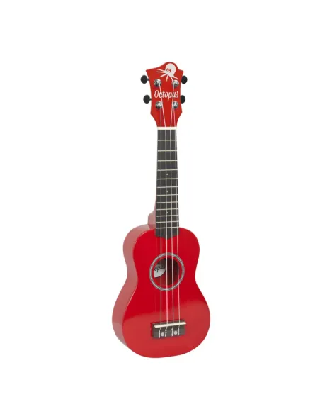 Ukelele Soprano Octopus UK-205RDS Rojo