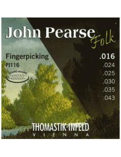 Juego Acústica Thomastik John Pearse PJ-116 16-43