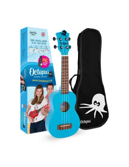 Ukelele Soprano Octopus UK-205LBS Azul Cielo