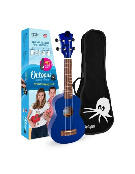 Ukelele Soprano Octopus UK-205DBS Azul Marino