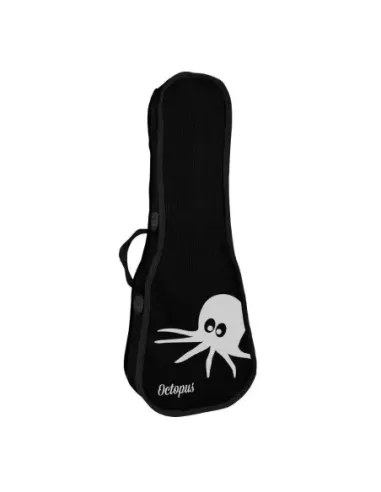 Funda Octopus Ukelele Soprano Negra
