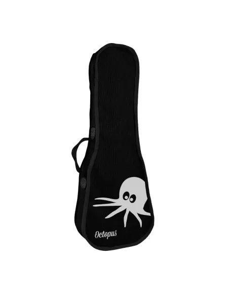 Funda Octopus Ukelele Soprano Negra
