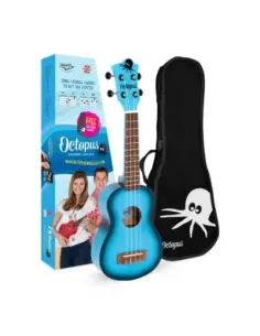 Ukelele Soprano Octopus UK-205LBB Azul Cielo Burst 2