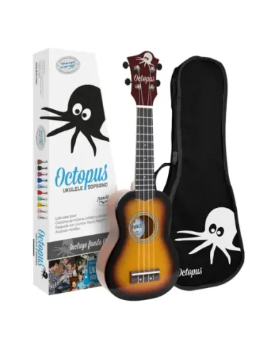 Ukelele Soprano Octopus UK-205 OVB Violin Burst