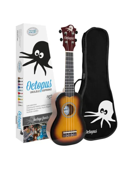 Ukelele Soprano Octopus UK-205 OVB Violin Burst