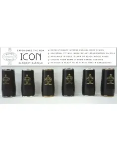 Barrilete Buffet Crampon ICON F34021NIN 65Mm Bb/A Niquel Negro 2
