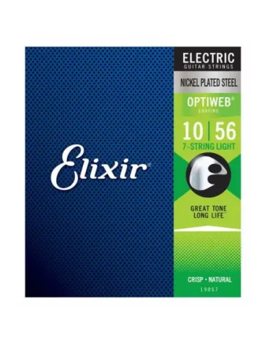 Juego 7 Cuerdas Eléctrica Elixir Optiweb 19057 (010-056)