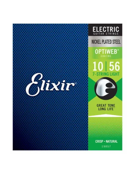 Juego 7 Cuerdas Eléctrica Elixir Optiweb 19057 (010-056)